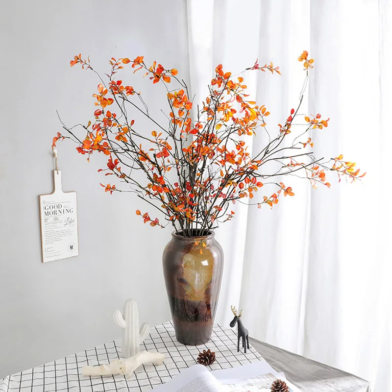 

3Pcs/lot Artificial Branches Artificial Flowers Dead Branches and Vines Wedding Ceiling Artificial Plastic Flowers Medium