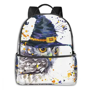 

2020 Cute Halloween Owl And Witch Hat Children Backpacks Schoolbag Book Bag Kids Backpack Children School Bag Girl Boy Backpack