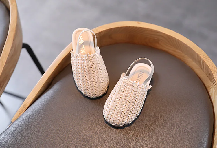 2021 Sandals Korean Girl Woven Sandals Children Retro Footwear Casual Shoes Children Shoes Sandals And Slippers children's shoes for high arches