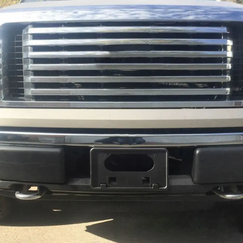 Для 2009- Ford F150 передний бампер держатель номерного знака Рамка Монтажный кронштейн U1JF