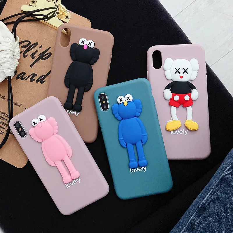 

3D Cute Cartoon Case For iPhone X XS MAX XR 8 8 Plus 7 7 Plus 6 6S 6S Plus Funny Bumper Protective Coque Hot