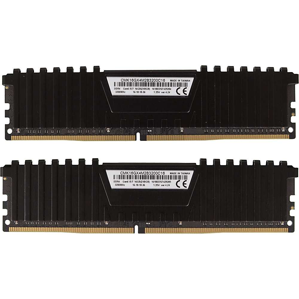 Модуль памяти CORSAIR Vengeance LPX CMK16GX4M2B3200C16 DDR4- 2x 8Гб