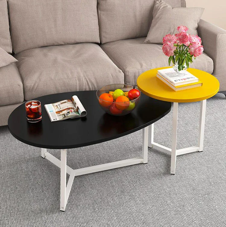  Living Room Combination Coffee Table Wooden Sturdy Durable Table Dinner Coffee Tea Desk Table Indoo