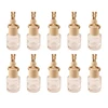 10Pcs Car Hanging Glass Bottle Empty Perfume Aromatherapy Refillable Diffuser Air Fresher Fragrance Pendant Ornament 4