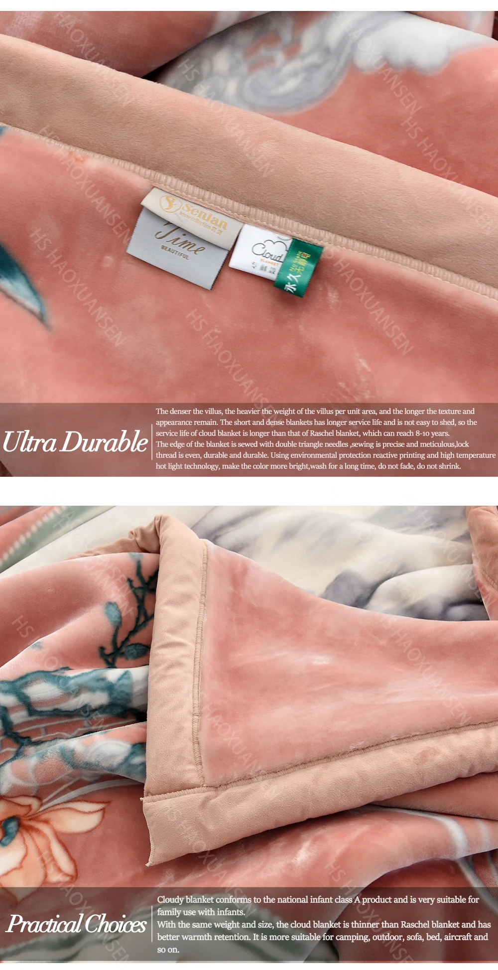 4,5 кг тяжелое зимнее Облачное одеяло живописный узор мягкое теплое утяжеленное одеяло s взрослое толстое покрывало уютное одеяло 200*230 см