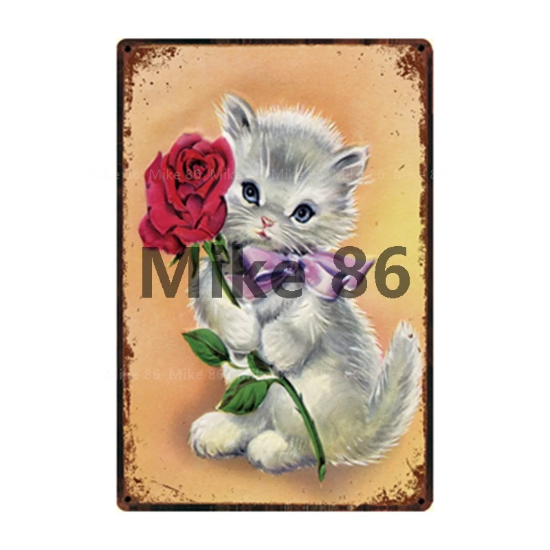 [Mike86] домашний питомец без кота, собаки, предупреждение, металлическая живопись, домашний декор, для паба, настенный арт, знак Милого Животного, 20*30 см, DD-10 - Цвет: y-3202