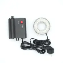 Лучшая, профессиональный 60 контактов, 6 Вт, светодиодный микроскоп, кольцевые лампы/микроскоп, светодиодный светильник