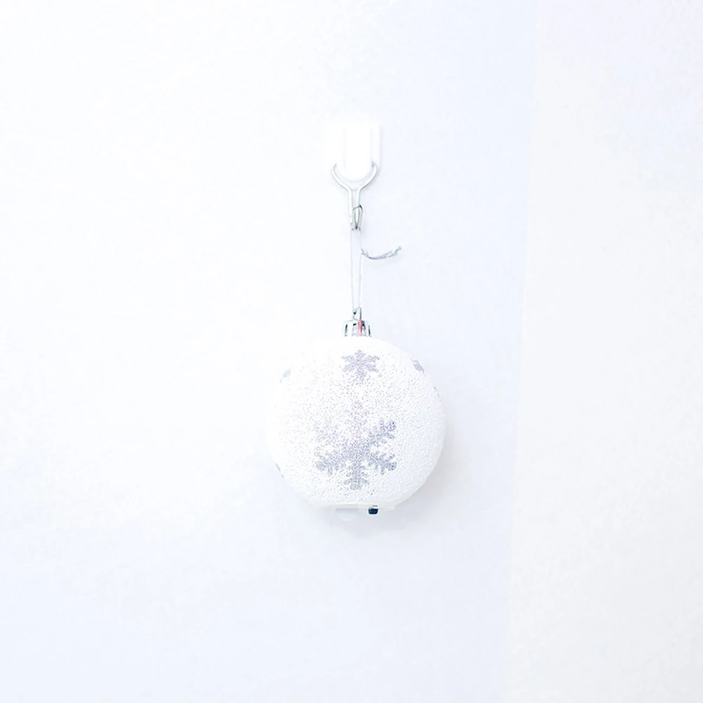 Romantic LED Light Balls Snowflake Elk Star Printing Ornaments Christmas Tree Decoration Chrismas Party Outdoor Decor NEW