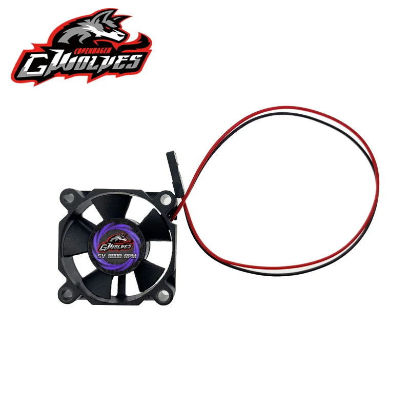 RC fan 25/30/35/40/50mm 8000RPM 5V-7V DC High wind cool Motor ESC fan heat sink 30/60/120/150A ESC 36/42mm motor futaba plug - Image 4