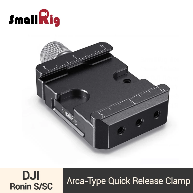 SmallRig Arca-type быстросъемный зажим для DJI Ronin S/Ronin SC/ZHIYUN Crane Series/Weebill S Gimbals Vlog Shooting Plate-2506