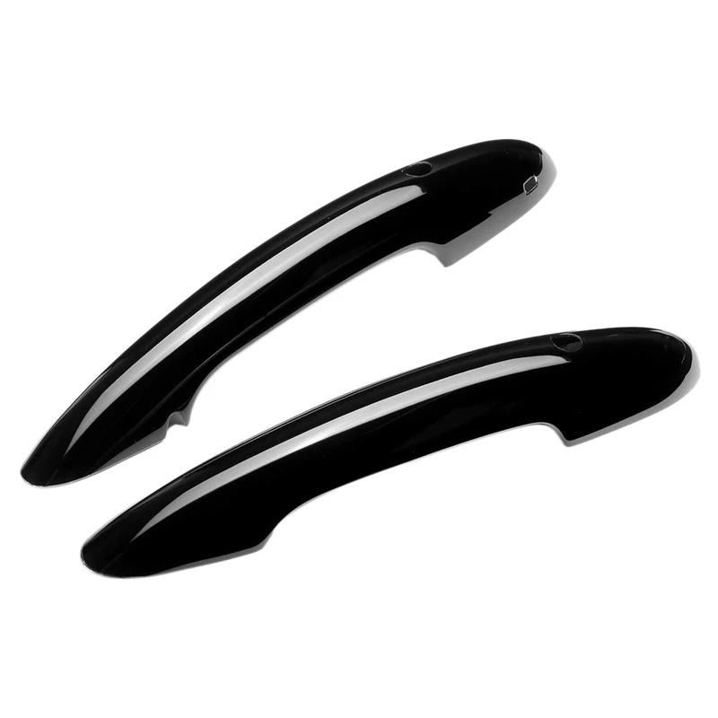 2Pcs Car Styling Exterior Gloss Bright Black Door Handle Covers Fits for Mini Jcw Coopers F56 F57 Auto Exterior Parts