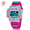 OHSEN Kids Sport Watches 50M Waterproof Red Cartoon Digital Wristwatch Stopwatch Electronic LED Children Watch For Boys Girls 1