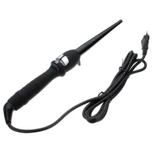 Профессиональные щипцы для завивки волос с жидким кристаллом 19 мм, щипцы для завивки волос, черная палочка