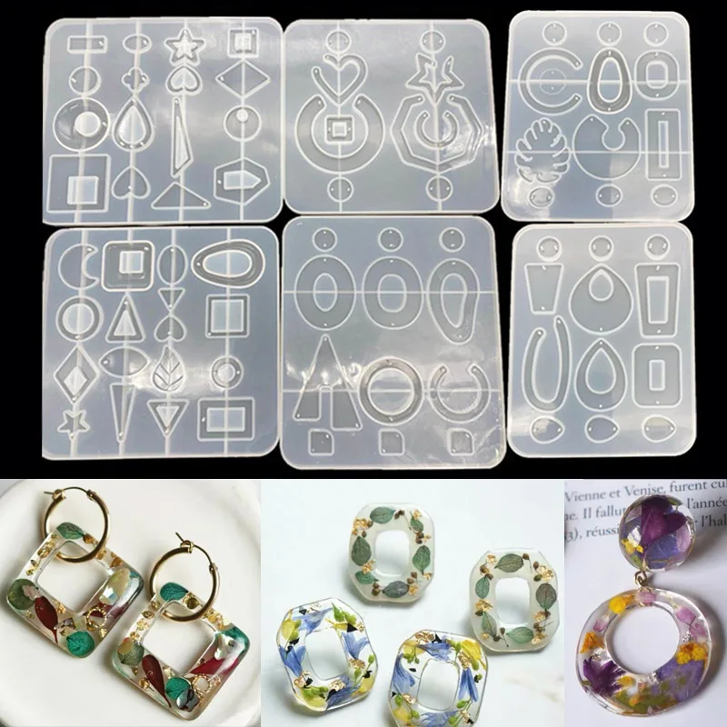 Rectangle Silicone Mold Resin Silicone Mold Star Jewelry Resin
