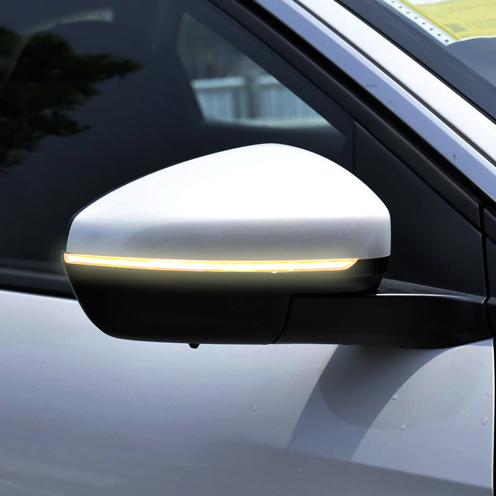Dynamic Side Rear View Mirror LED Turn Signal Light Amber Lamp Left and