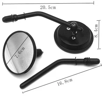 

Motorcycle Round Rear View Mirror Accessories For Harley Cross Bones 2008-2009
