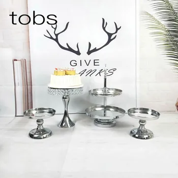 

BLING AND CUPCAKE CRYSTAL DESSERT DISPLAY PLATE POP MIRROR PARTY SUPPLIER SET WEDDING CAKE STAND DECORATIONS