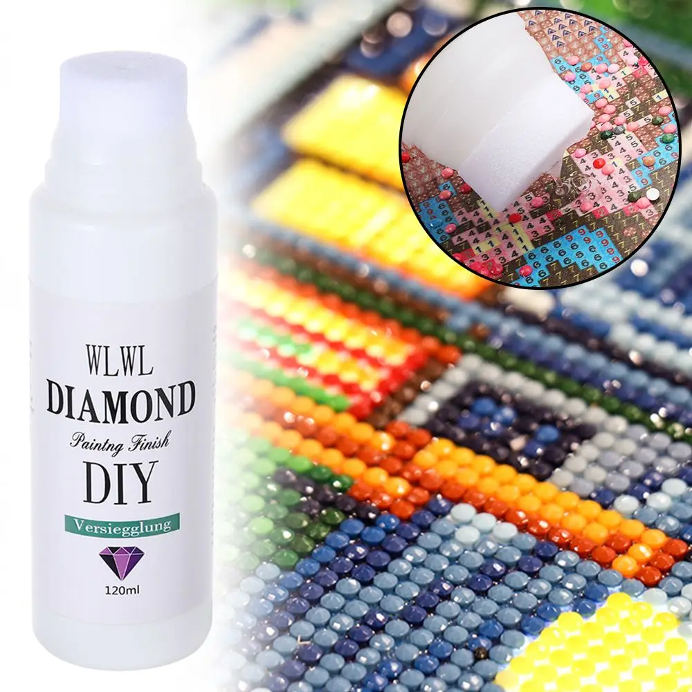 New Diy Diamond Painting Conserver Permanent Hold & Shine Effect Sealer
