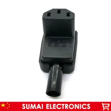 Venta de liquidación enchufe de Cable de alimentación EC C13, toma desmontable de alimentación de 90 ángulos de JA-2231, 10A/250V RoHS,UL