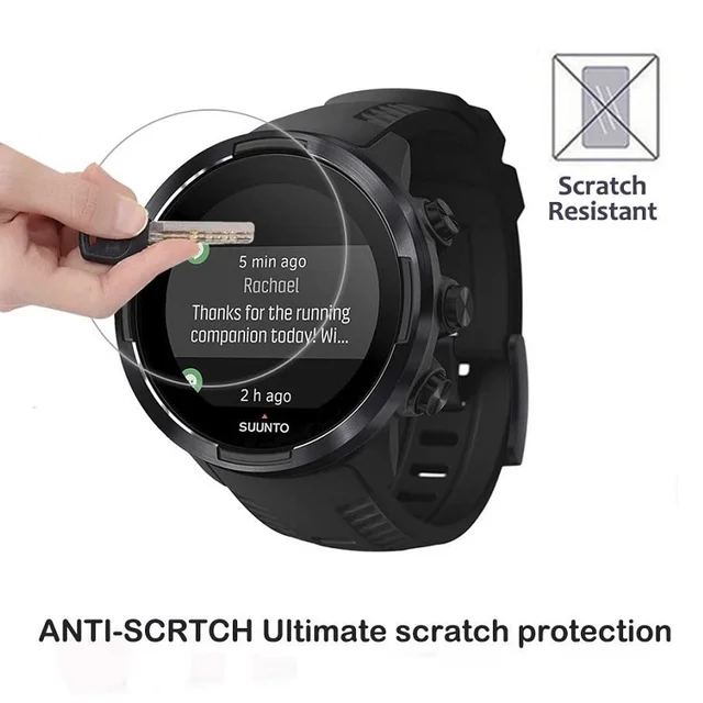 Protetor de tela de vidro temperado para Suunto 9