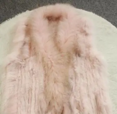 Harppihop  knitted Genuine Rabbit fur coat women fashion long rabbit fur jacket Outwear winter fur coat Free shipping bubble coat women Coats & Jackets
