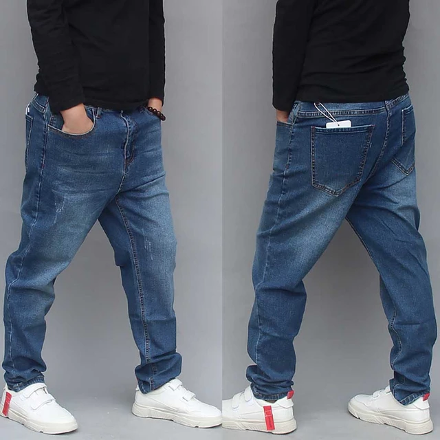 Harem Denim Pants SLIM Loose Baggy Jeans Pants HIp Hop Man Clothing - AliExpress