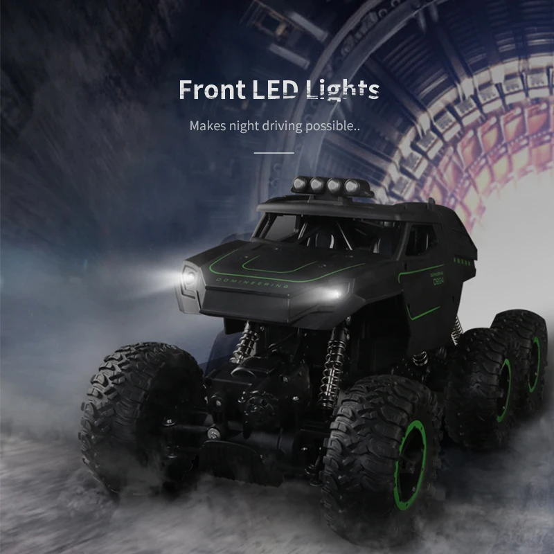 Подлинная JJRC Q51 машинка с дистанционным управлением 2,4G внедорожная вездеходная Максимальная 6WD RTR Гоночная машина грузовик шесть циклов спортивная игрушка для игр на открытом воздухе праздник