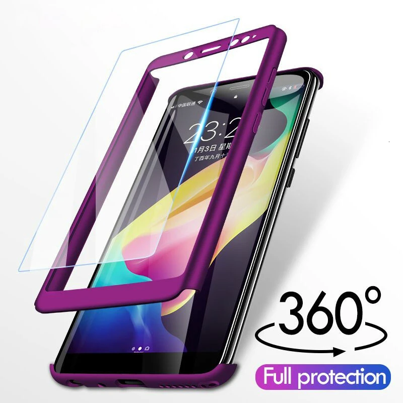 Чехол 360 градусов для Xiaomi Redmi 5 Plus 7 8 A 5A 4X Mi 9 F1 A2 lite чехлы с полным покрытием Note 6 pro