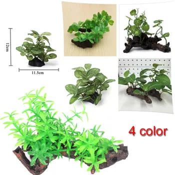 

Artificial Aquarium Plant Decor Fish Tank Submersible Grass Ornament MYDING