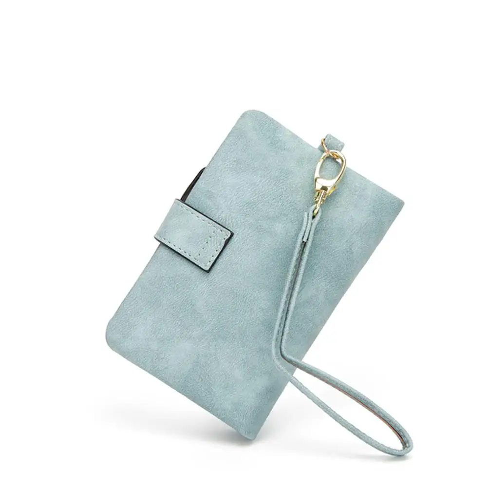 

Fashion Female Scrub Wallet Woman Short Section Students Tri-fold Wallet Card Package Waterproof Dropshipping Wholesale$D