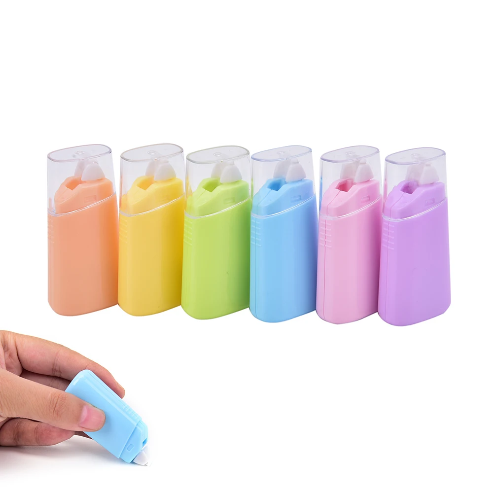 6PCS/SET Cute Correction Tape Roller Material Escolar Kawaii Stationery Office School Supplies Papelaria