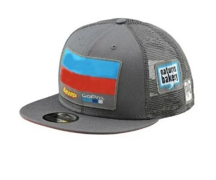 Серый moto rcycle handschoenen ATV Team moto cross handschoenen для moto cap met pompoms team Snapback Mtb горный велосипед han - Цвет: Серый