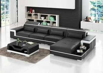 

4 seater L shape modern sofa set with chaise