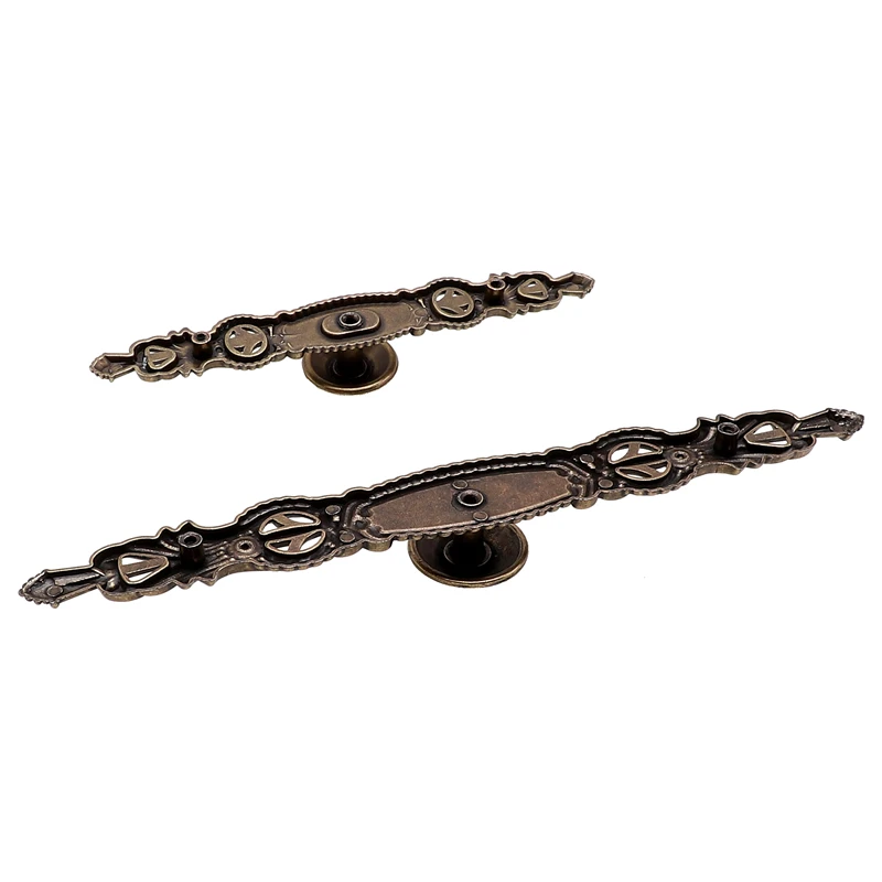 QVWN Antique Bronze Kitchen Cabinet Drawer Knobs And Handles Dresser Cupboard Wardrobe Furniture Pulls Handle Wooden Box Jewelry