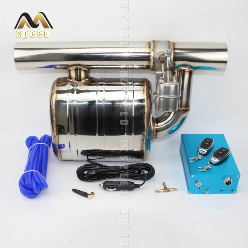 

Auto exhaust pipe remote control valve exhaust muffler 304 stainless steel remote control switch sound exhaust for BMW E90 E46