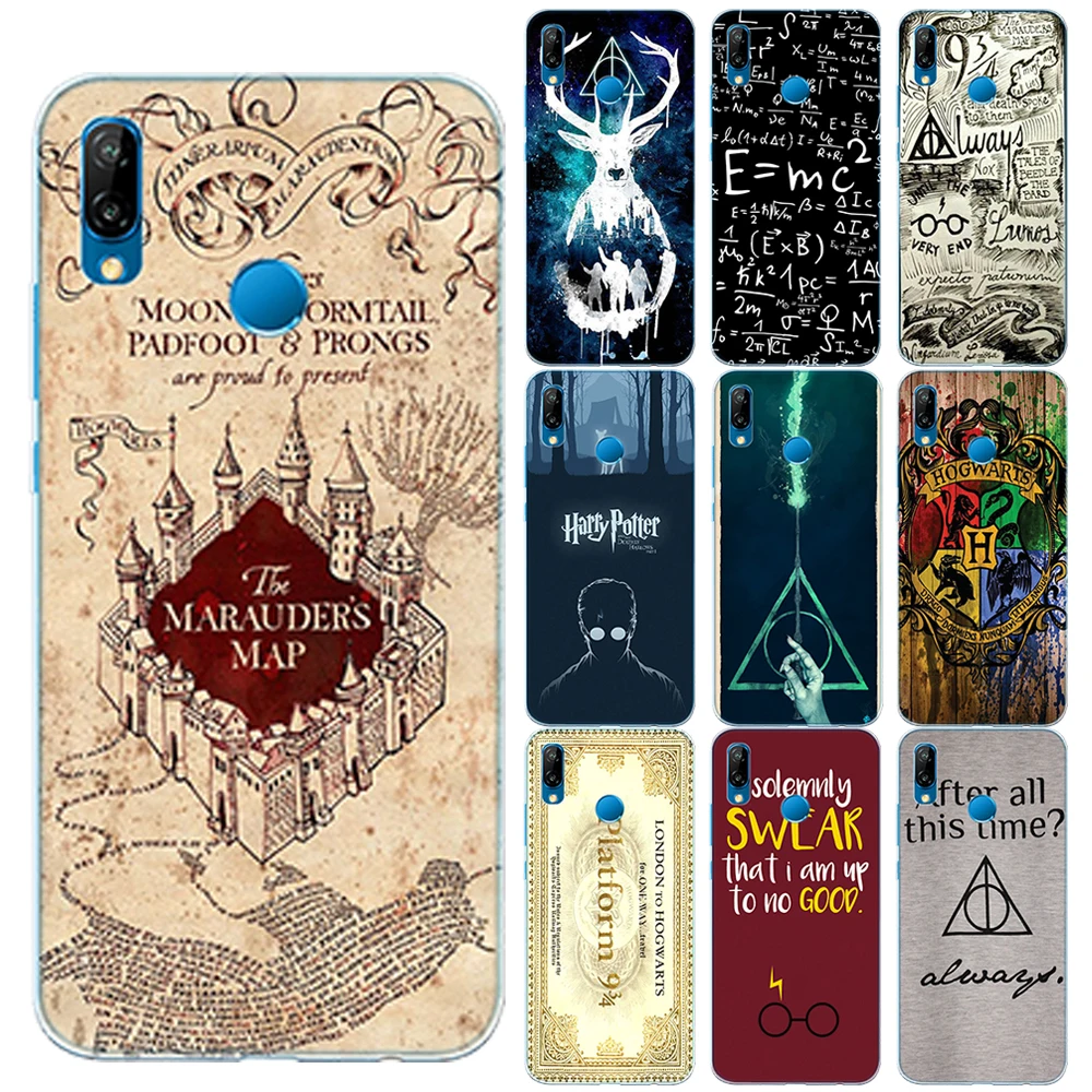 Школа колдовства и волшебства олень ТПУ чехол для Huawei P10 P20 P30 Lite Pro P8 2017 Y9 2019 Nova 4 3