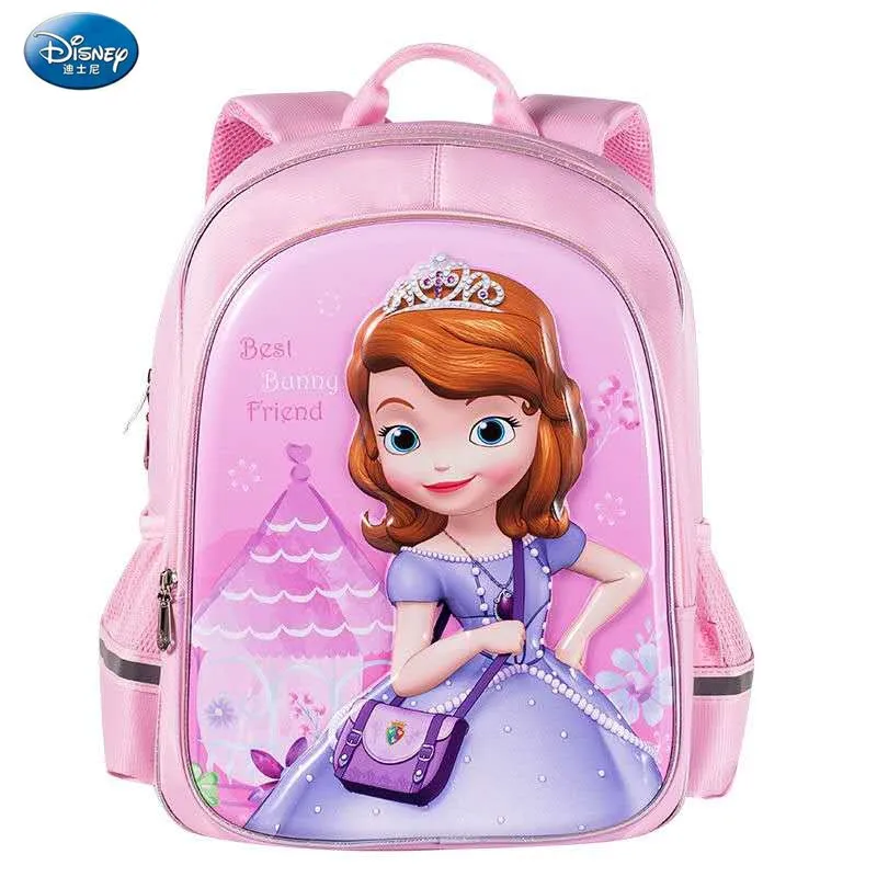Школьный ранец Disney Sofia для девочек водонепроницаемый вместительный рюкзак