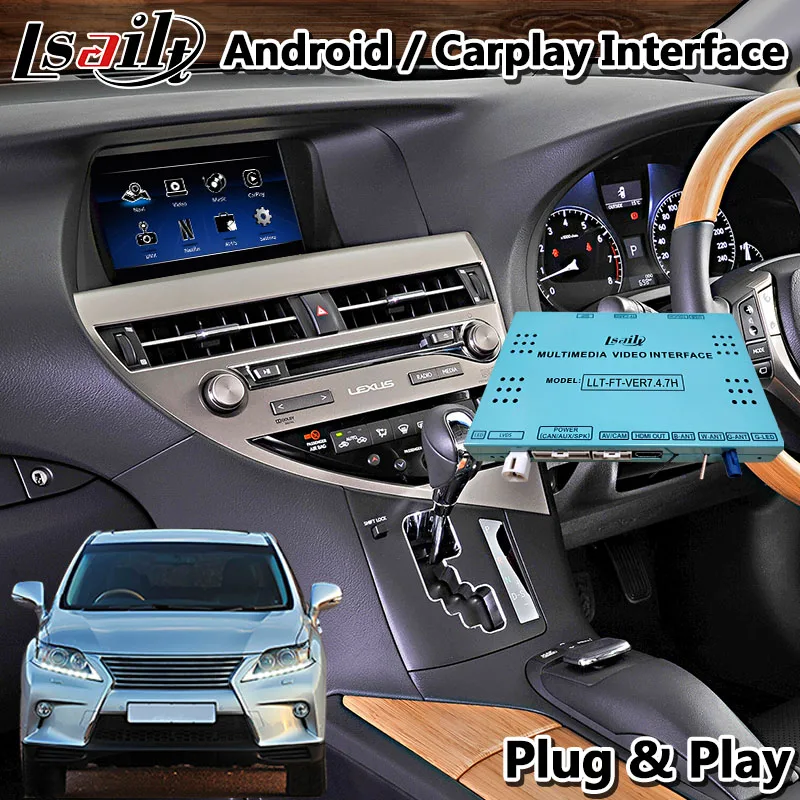 Lsailt Android автомобильный GPS Навигационный интерфейс для Lexus RX350 мышь Версия 2013 2015