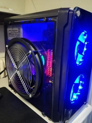 Sxdool-ventilador de Refrigeração para Computador pc Cooler Server Cooler Tamanho Grande Alto Fluxo de ar 250 mm 25cm dc 12v 1200 Rpm 40db 4d 250x30 mm - Imagem 3