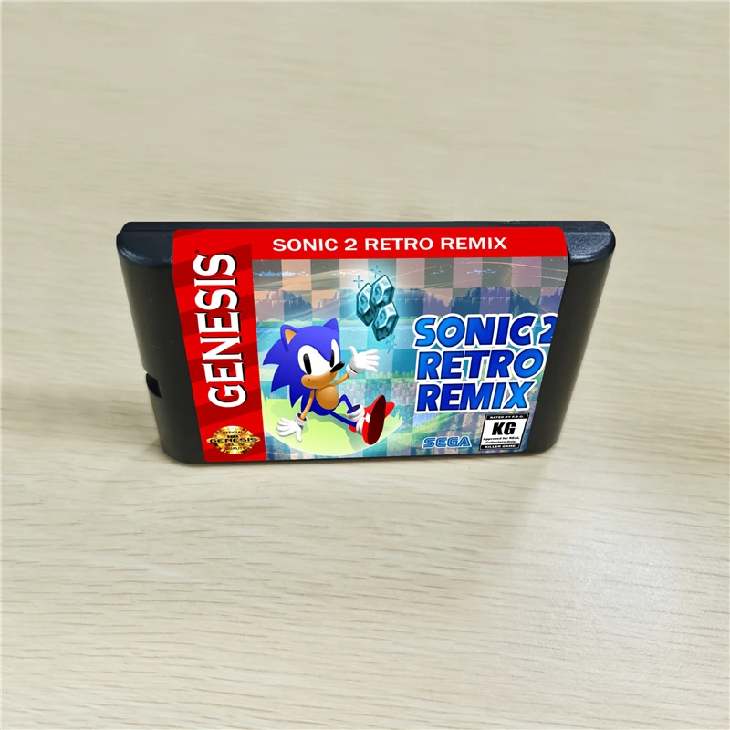 

Sonic 2 Retro Remix - 16 bit MD Games Cartridge For MegaDrive Genesis console