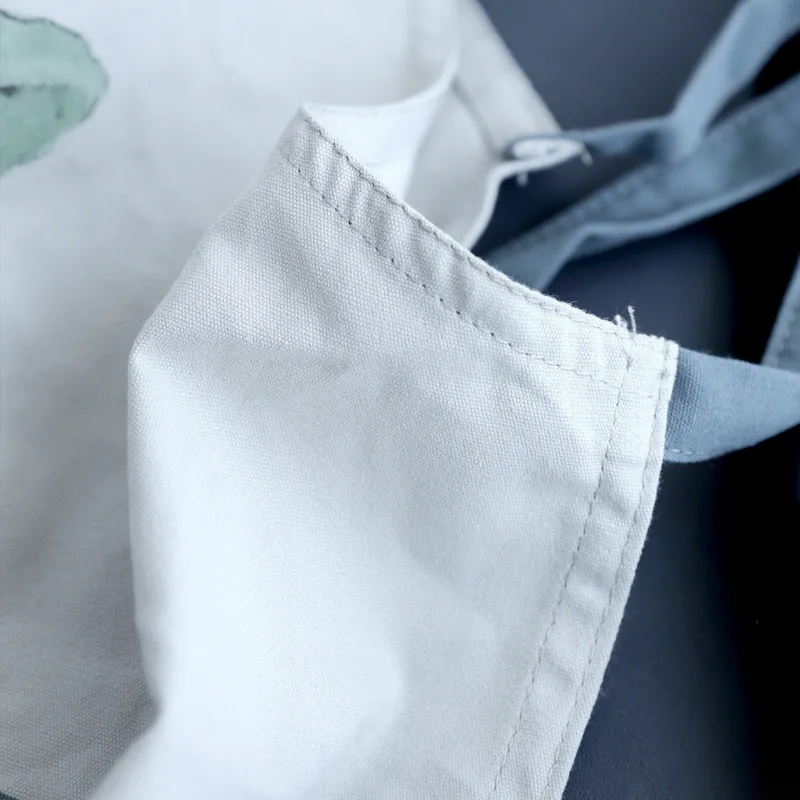 Nordic Cotton Apron Women Adult Bibs Home Kitchen Cooking Baking Coffee Shop Cleaning Oil and Water Resistant Aprons