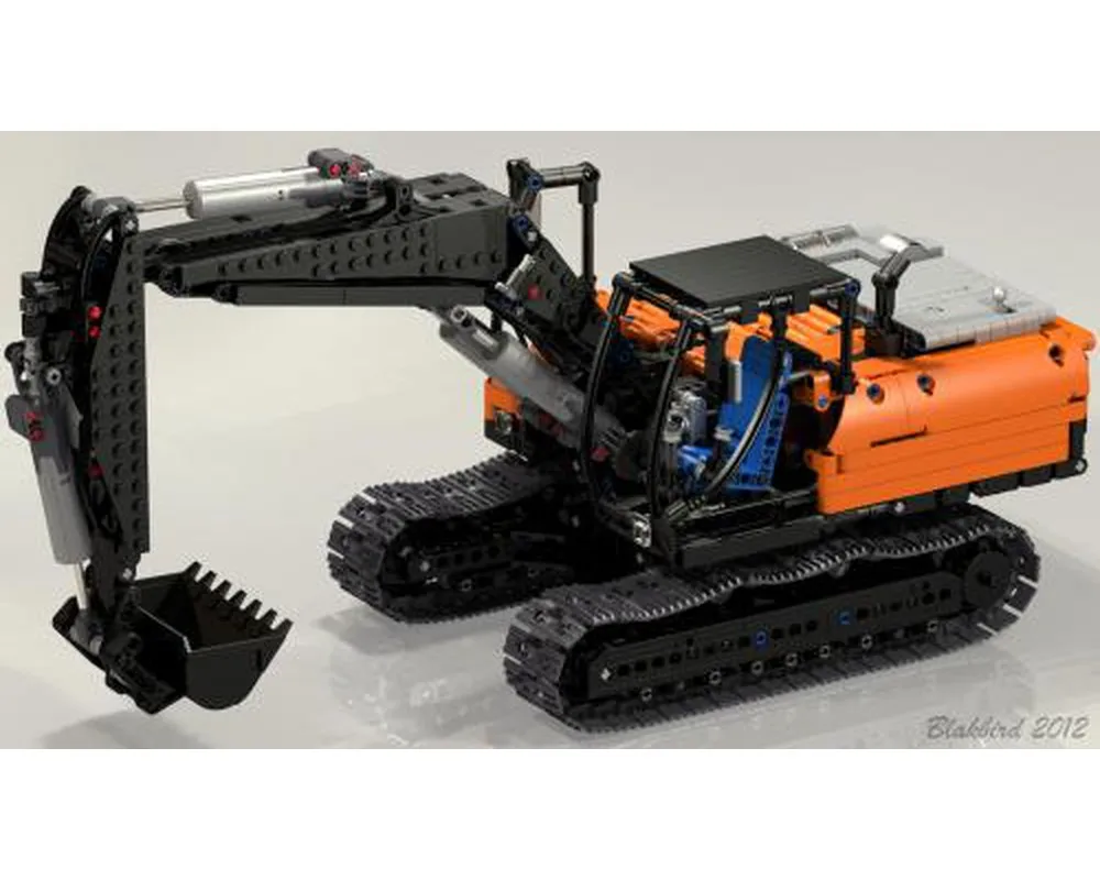Новый Legoins Lepins технологии строительный блок moc-0168 zorex-220 pf экскаватор