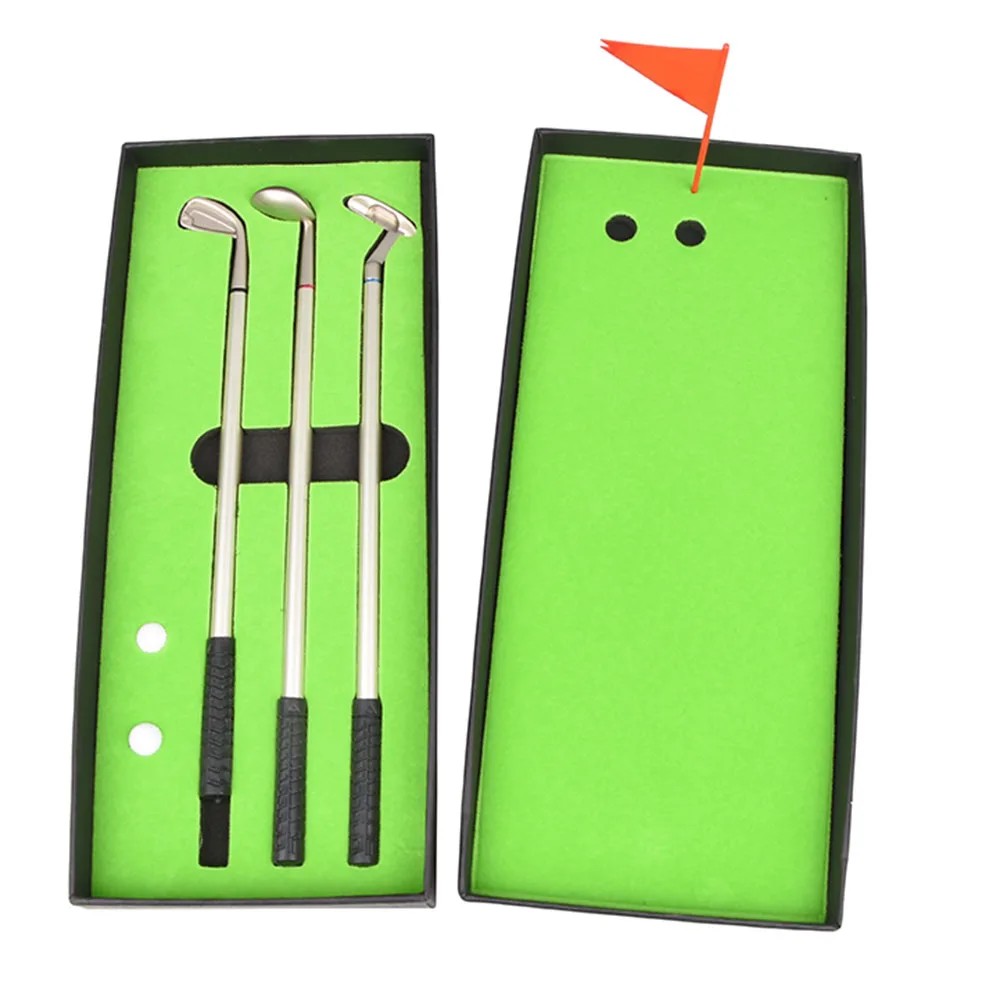 

Simulated Golf Course Premium Mini Golf Pen Set Office Gift Men Ballpoint Golf Sport Ballpoint Creative Writing Supplies Durable