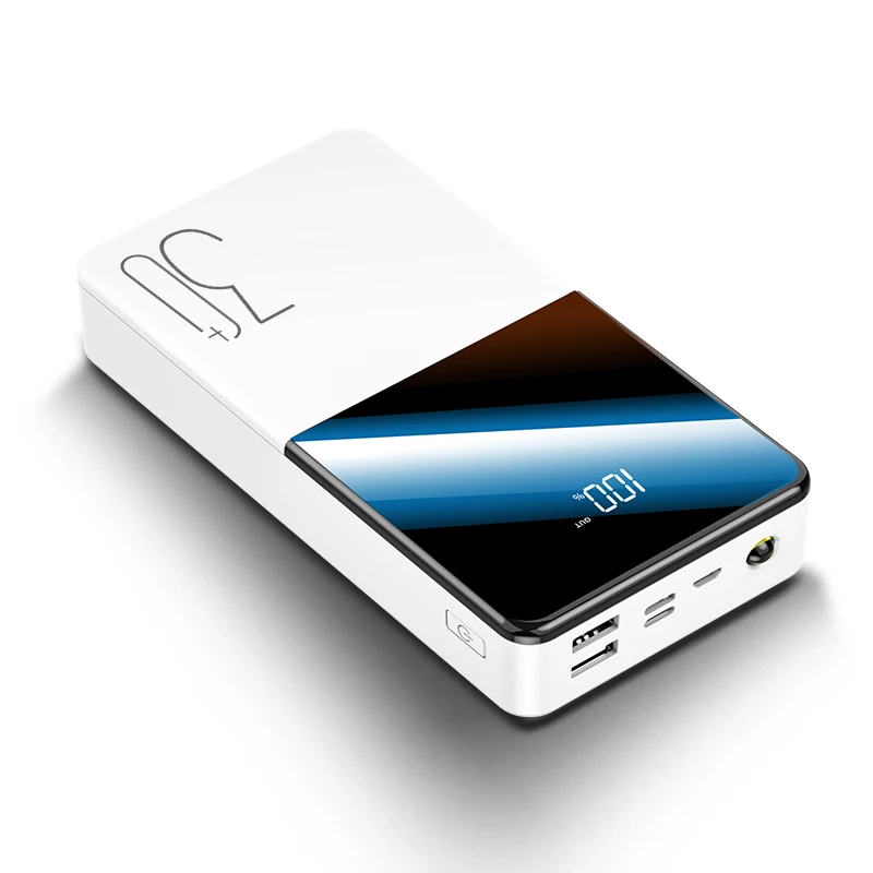 Горячее предложение, внешний аккумулятор 30000 мА/ч, портативное зарядное устройство, ЖК-дисплей, 30000 мА/ч, USB повербанк, Внешнее зарядное устройство для Xiaomi Mi iPhone 8
