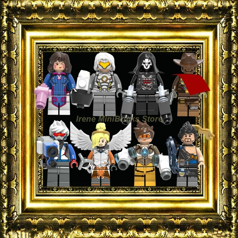 

Cartoon Anime Game Movie Figures Model Baby Education Boy Girl Toy Toys For Children Building Blocks Bricks Birthday Gifts