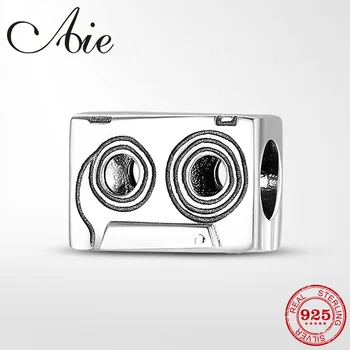 

Authentic 925 Sterling Silver magnetic tape beads Fit Original Pandora Charm Bracelet fine Jewelry making