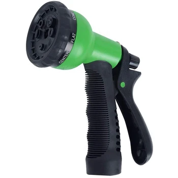 

Garden Hose Nozzle- Features 8 Spray Patterns Thumb Control on Off Valve for Easy Water Flow Control