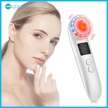 

CCCIST EMS Ultrasonic introducer Facial Lifting Vibration Massager Face Body Spa Ion Hot Cold Facial Cleaning Beauty Instrument
