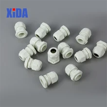 1 шт. IP68 PG7 для 3-6,5 мм PG9 PG11 PG13.5 PG16 PG19 PG21 PG24 PG25 PG29 провода белый Водонепроницаемый нейлоновый Пластиковый кабель кабельный ввод Разъем