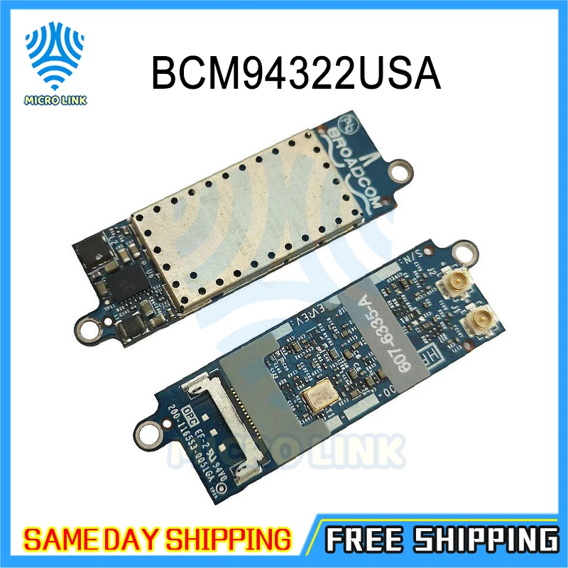 Wi-Fi карта для ноутбука б/у Macbook Pro A1278 A1286 Wifi 2008 2009 2010 BCM94322USA 607-6334-A 607-4144-A | Компьютеры